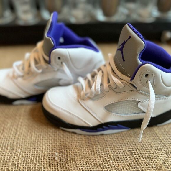 Boys youth 3 Nike Jordan Retro 5 Concord brand new without box - Picture 4 of 6